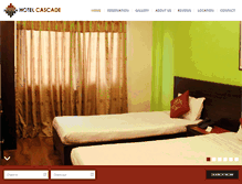 Tablet Screenshot of cascade-hotel.com